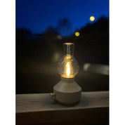 Glimt Bordslampa Utomhus Laddbar sand