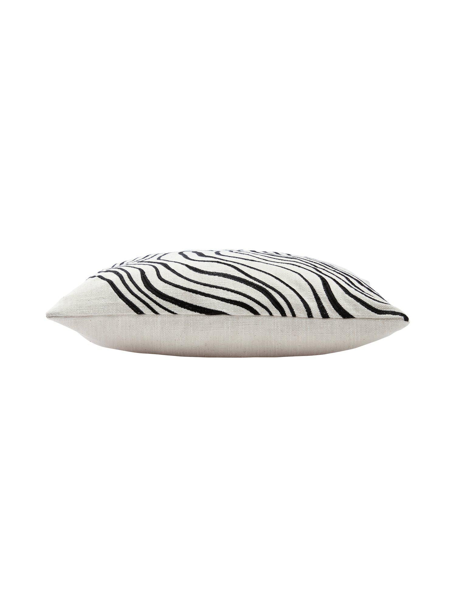 Curve Kuddfodral Svart/vit 45x45cm