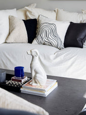 Curve Kuddfodral Svart/vit 45x45cm