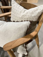 Harriet Kuddfodral M Brun 50x50cm