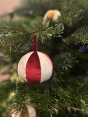 Kula Dekoration 2P Röd 10cm