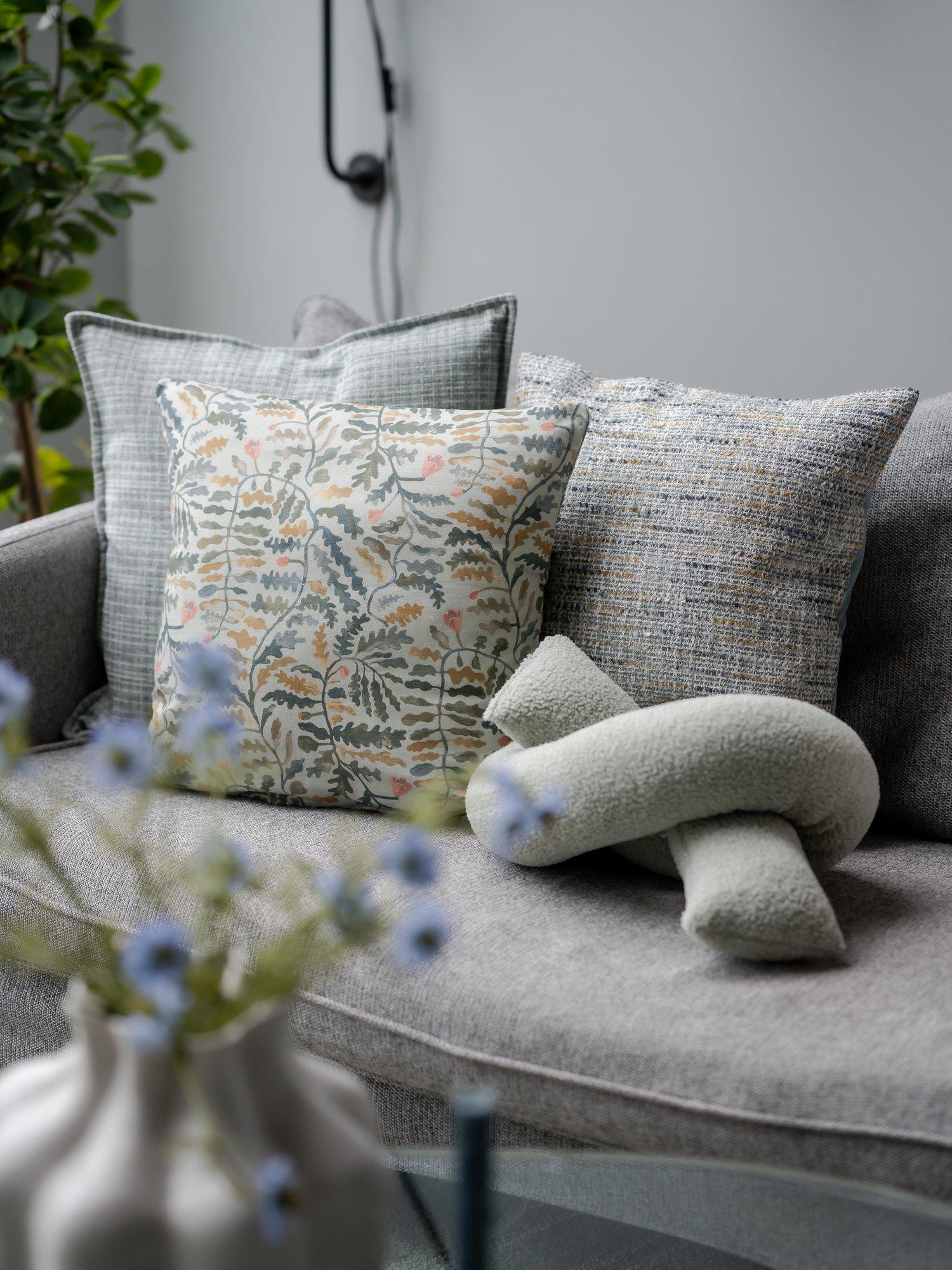 Bertie Kuddfodral Blågrön 45x45cm