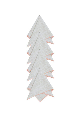 Sabina Servett 4P Korall 45x45cm
