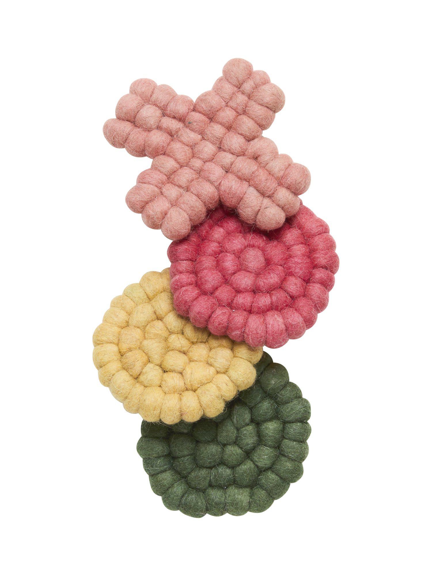 Vanja Glasunderlägg Multi 10cm
