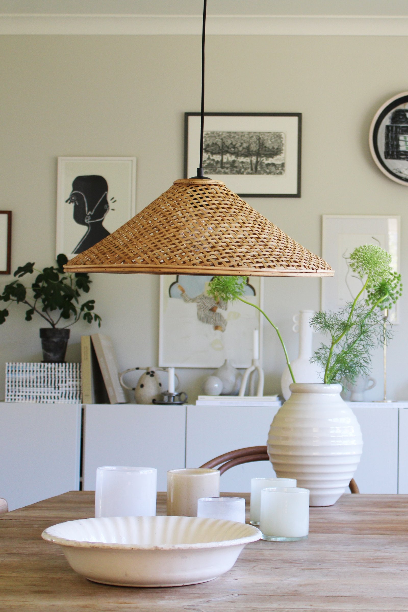 Lampskärm Jakarta 55 Natur