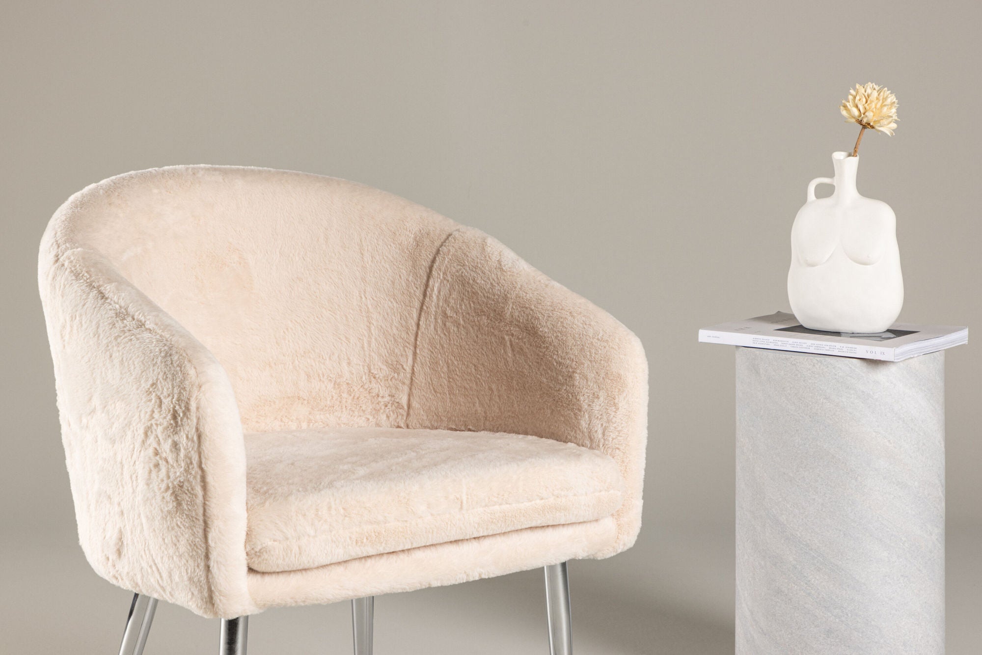 Wanda Fåtölj Teddy, Beige