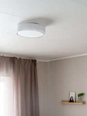 Sam plafond linne Vit 33cm