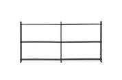 Lyon Vägghylla 122cm, Svart