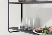 Lyon Vägghylla 62cm, Svart