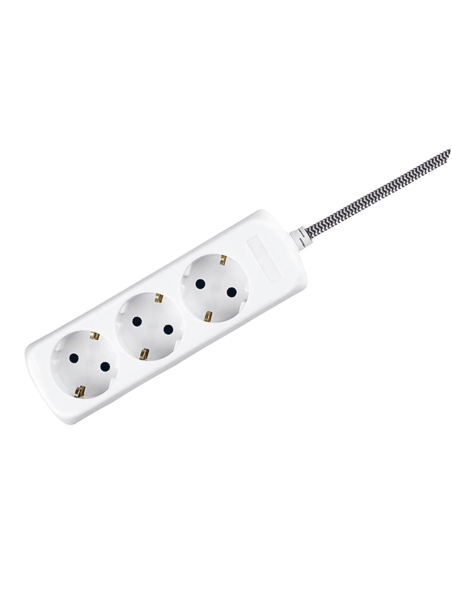 Grenuttag 3:a White/bl white 2m
