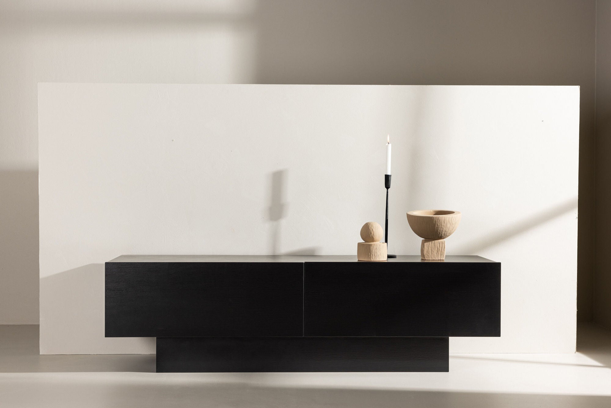 Celine TV-Bänk, Svart
