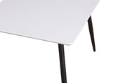 Sanne Barnbord, Vit / Svart