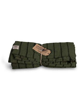 MISTY Duk Stripe 145X380, Forest
