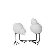 SWEDISH BIRD Påskdekoration 2-Pack, Vit