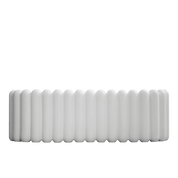 MIST OVAL Kruka Large, Vit