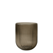 SIMPLE Stripe Vas Small, Brun