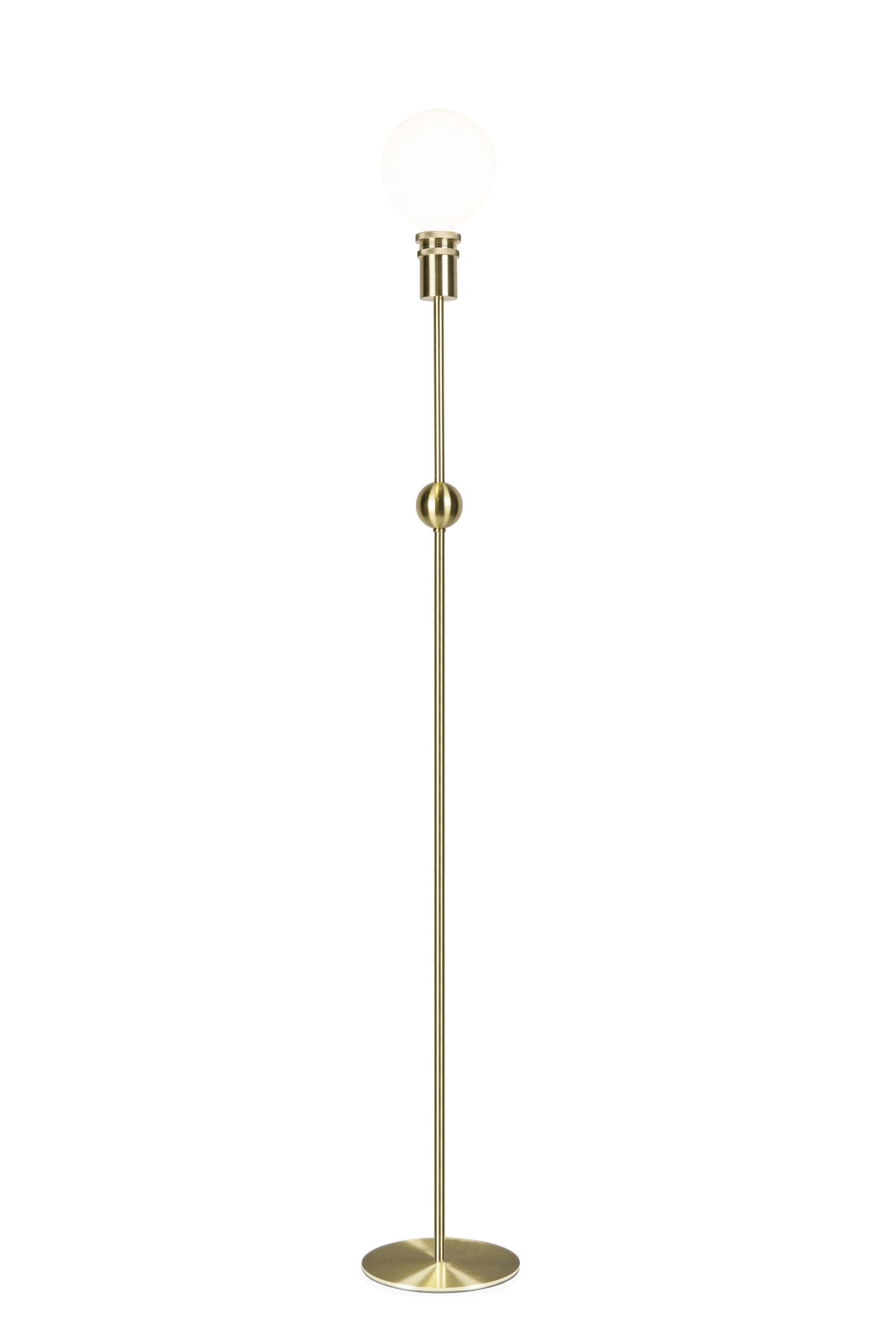 Golvlampa Astrid Borstad Mässing