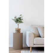 Farense sidobord Ø30, Beige
