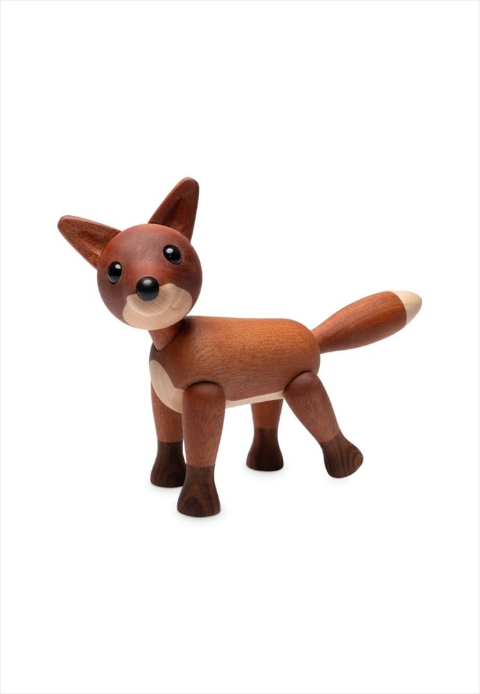Foxy Räv Dekoration, Mahogny