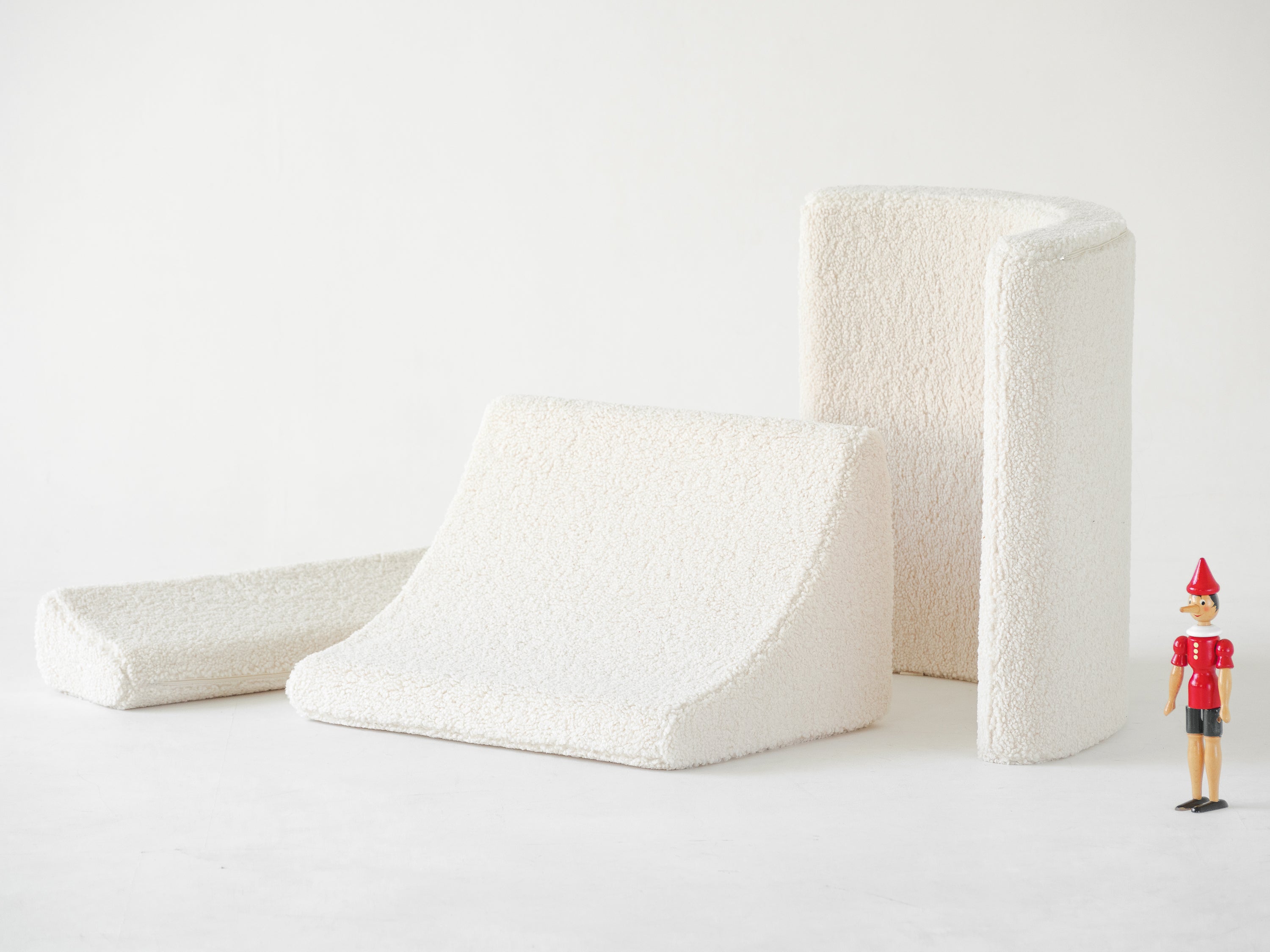Moon Barnfåtölj, Cream White
