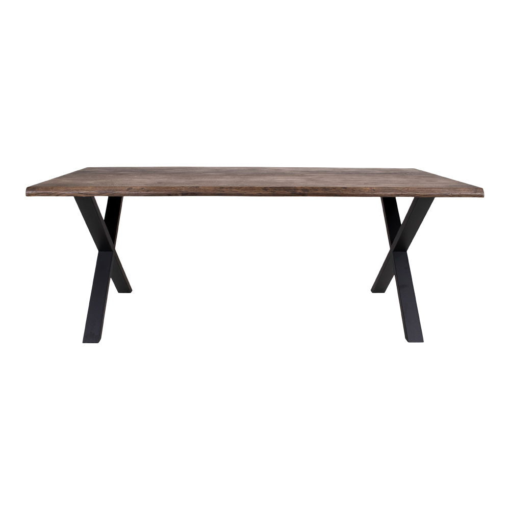 Toulon matbord 200x95, Brun