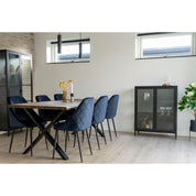 Toulon matbord 200x95, Brun