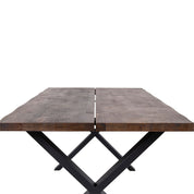 Toulon matbord 200x95, Brun