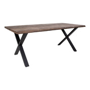 Toulon matbord 200x95, Brun