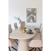 Maranola matbord 240x96, Ljusgrå