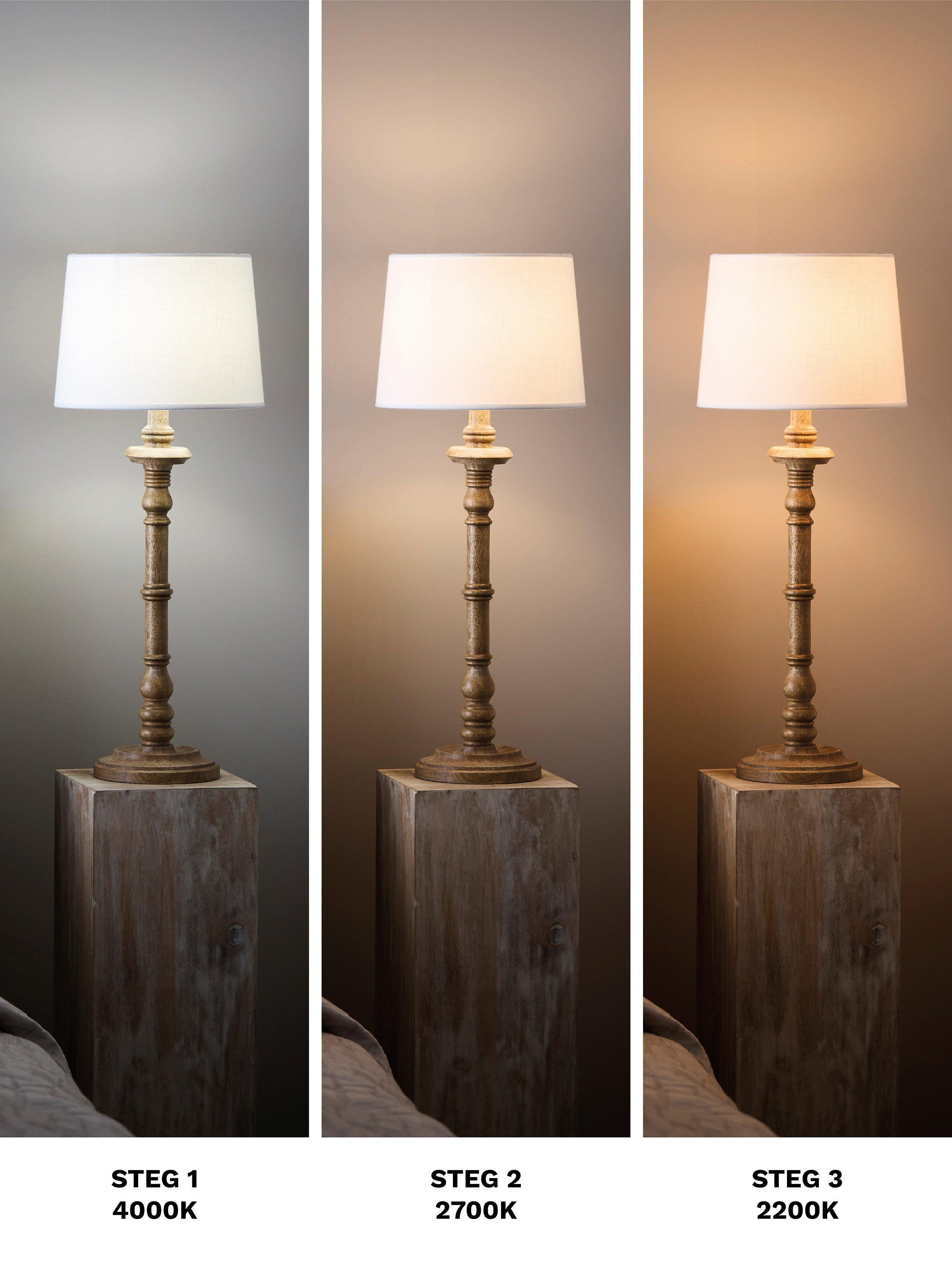 Twilight LED, 3-steg E27 Normal 6cm 4,5W