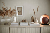 Bordslampa Orbit Maroon