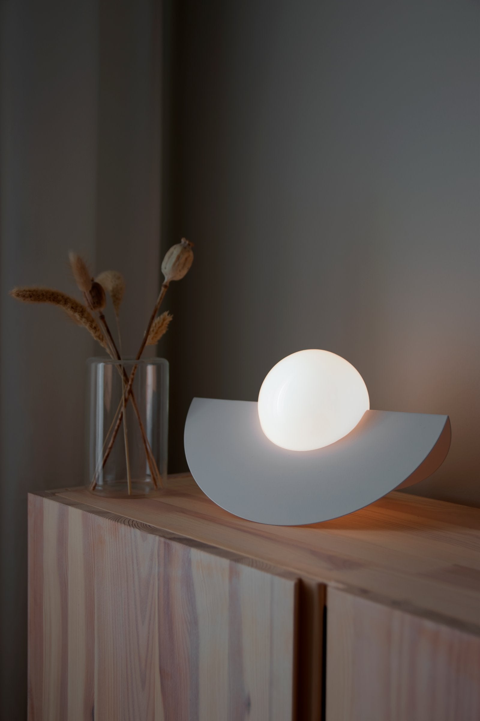Bordslampa Roccia Vit
