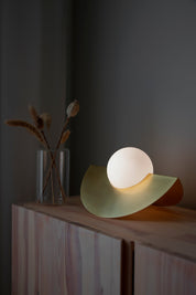 Bordslampa Roccia Borstad Mässing