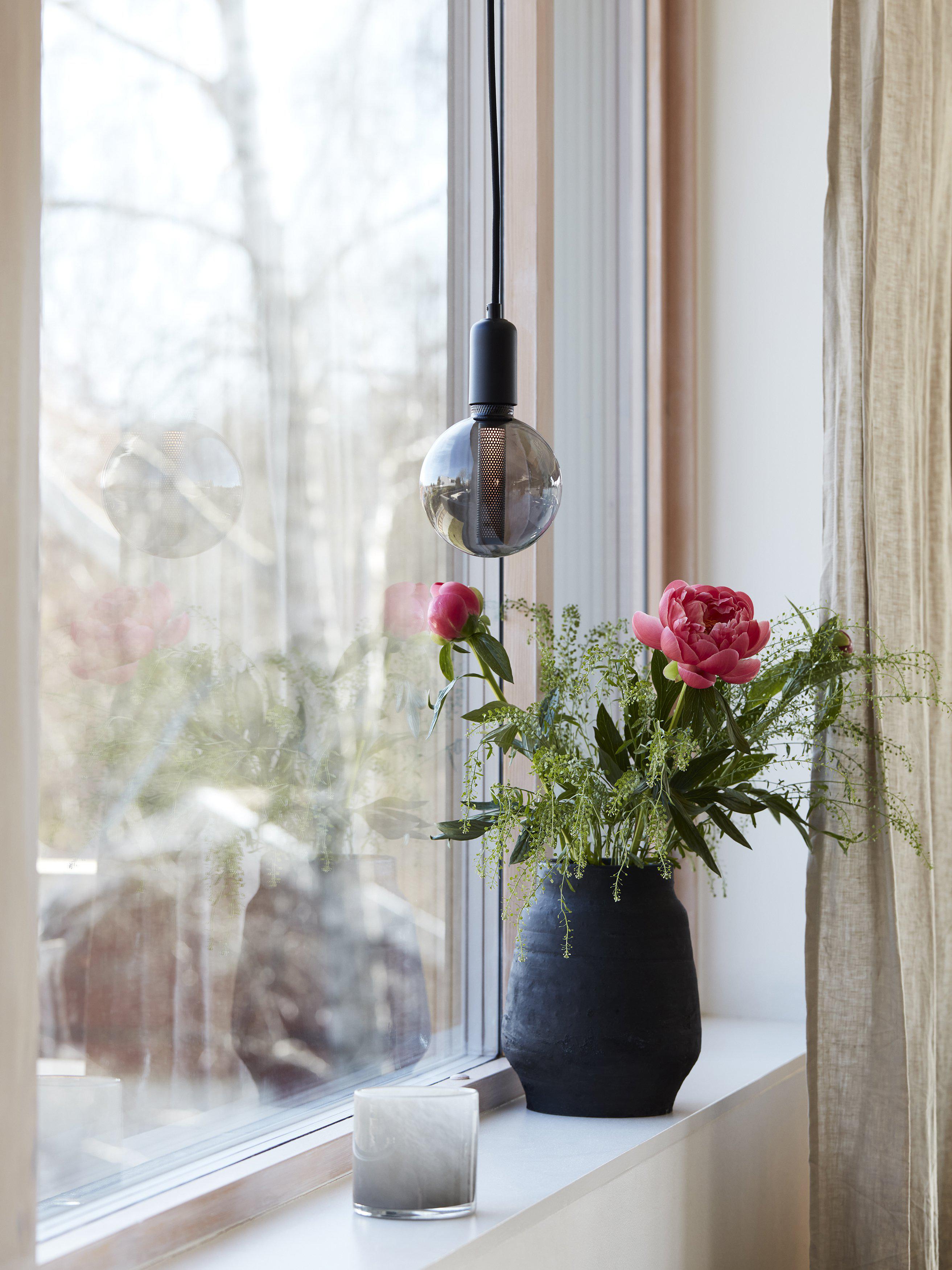 Column fönsterlampa Svart, 12,5cm