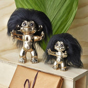 Lyckotroll Brons, 9 cm