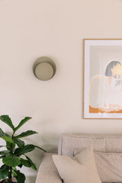 Vägglampa Orbit Beige