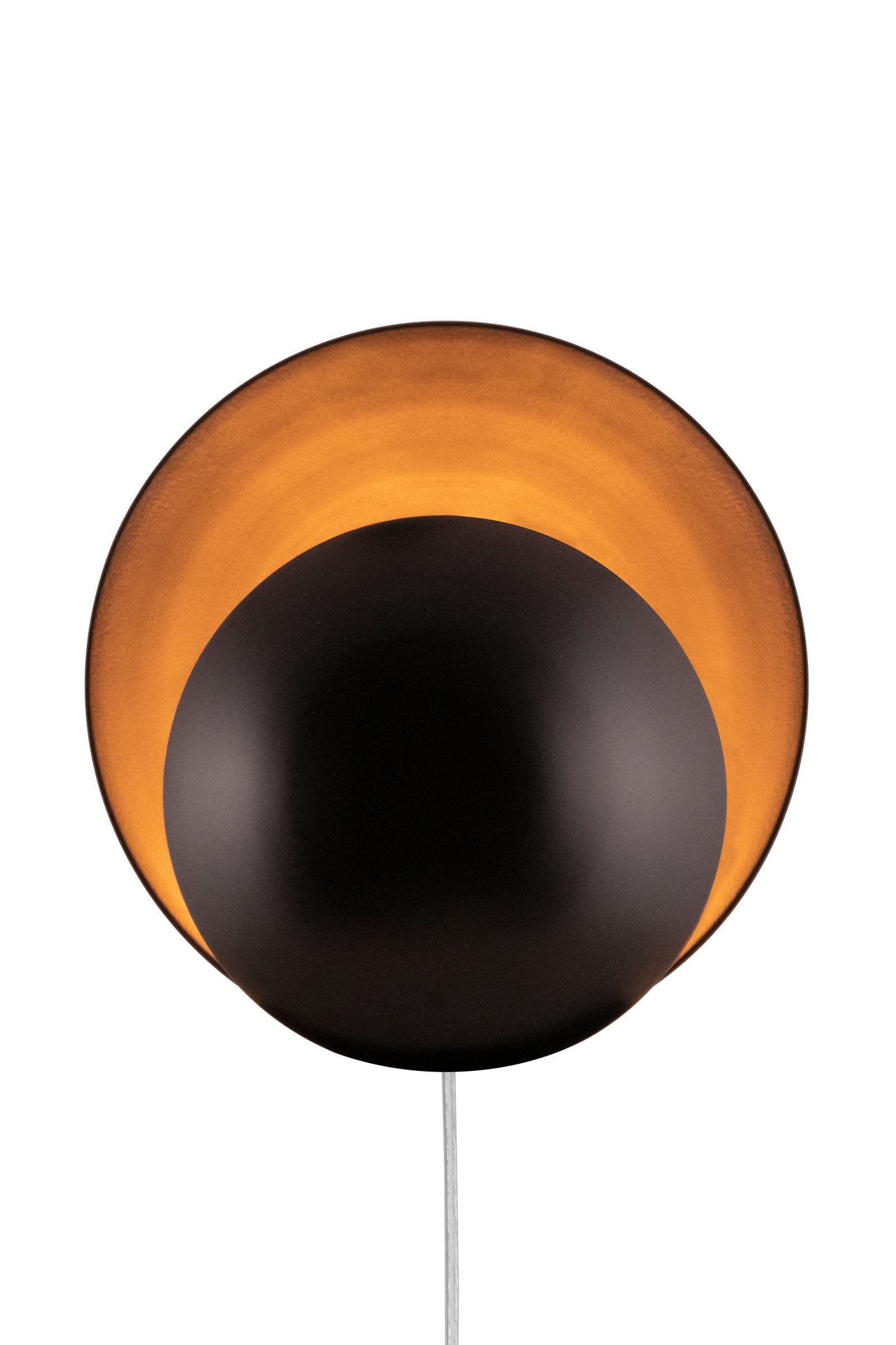 Vägglampa Orbit Svart