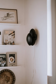 Vägglampa Orbit Svart