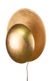 Vägglampa Orbit Mässing