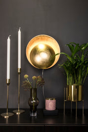 Vägglampa Orbit Mässing