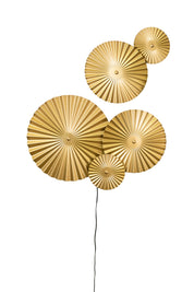 Vägglampa Omega Guld