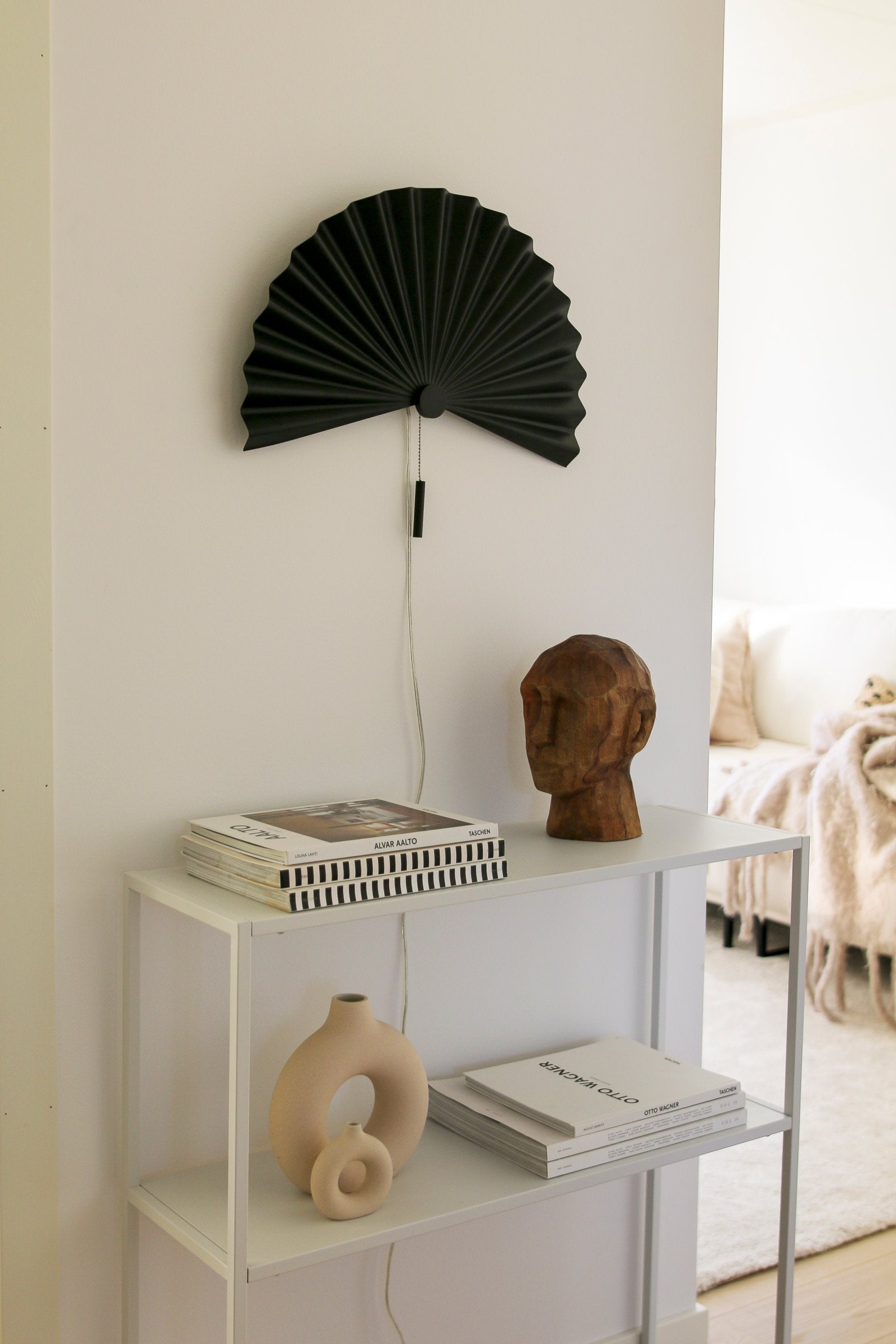 Vägglampa Zen 50 Svart