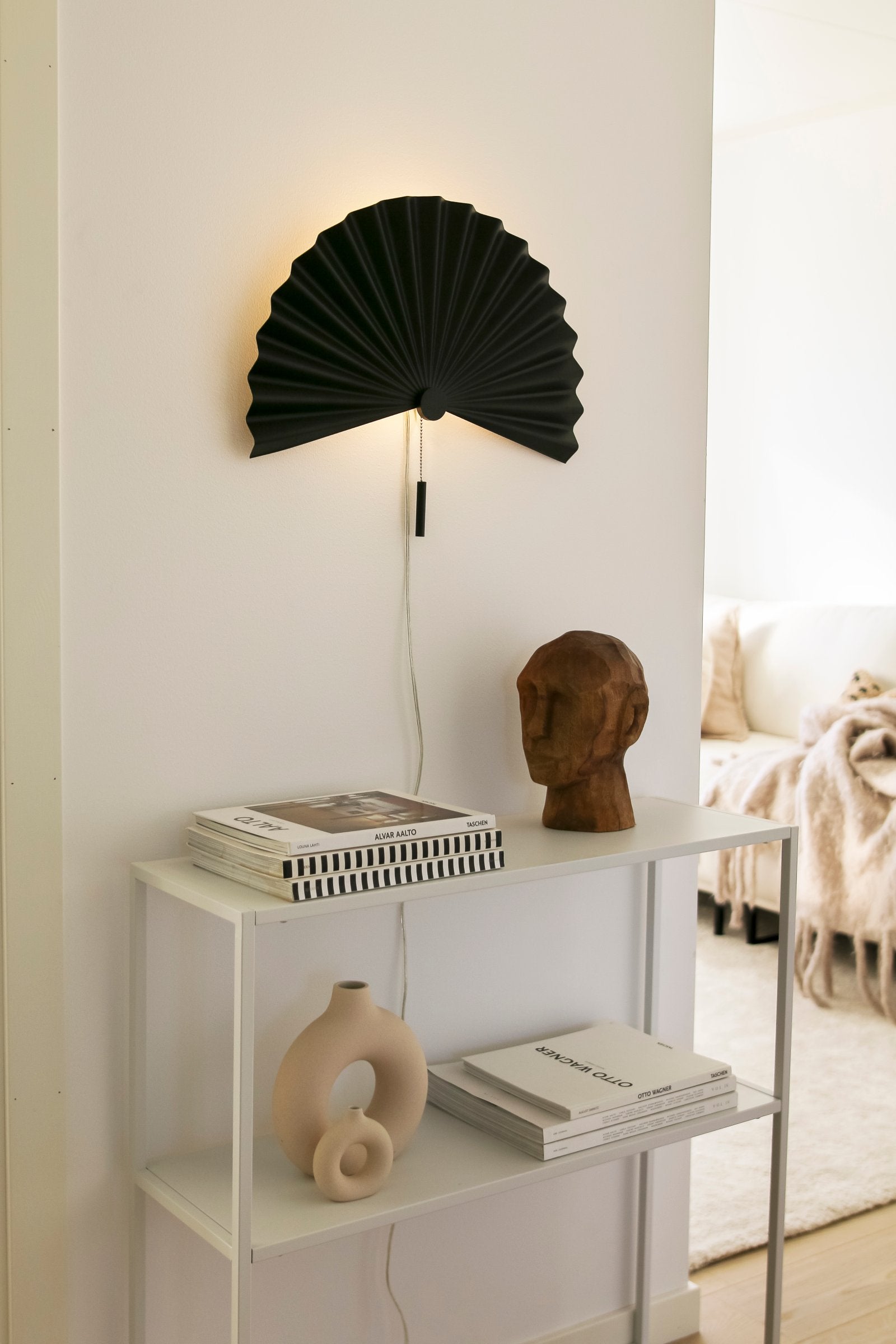 Vägglampa Zen 50 Svart