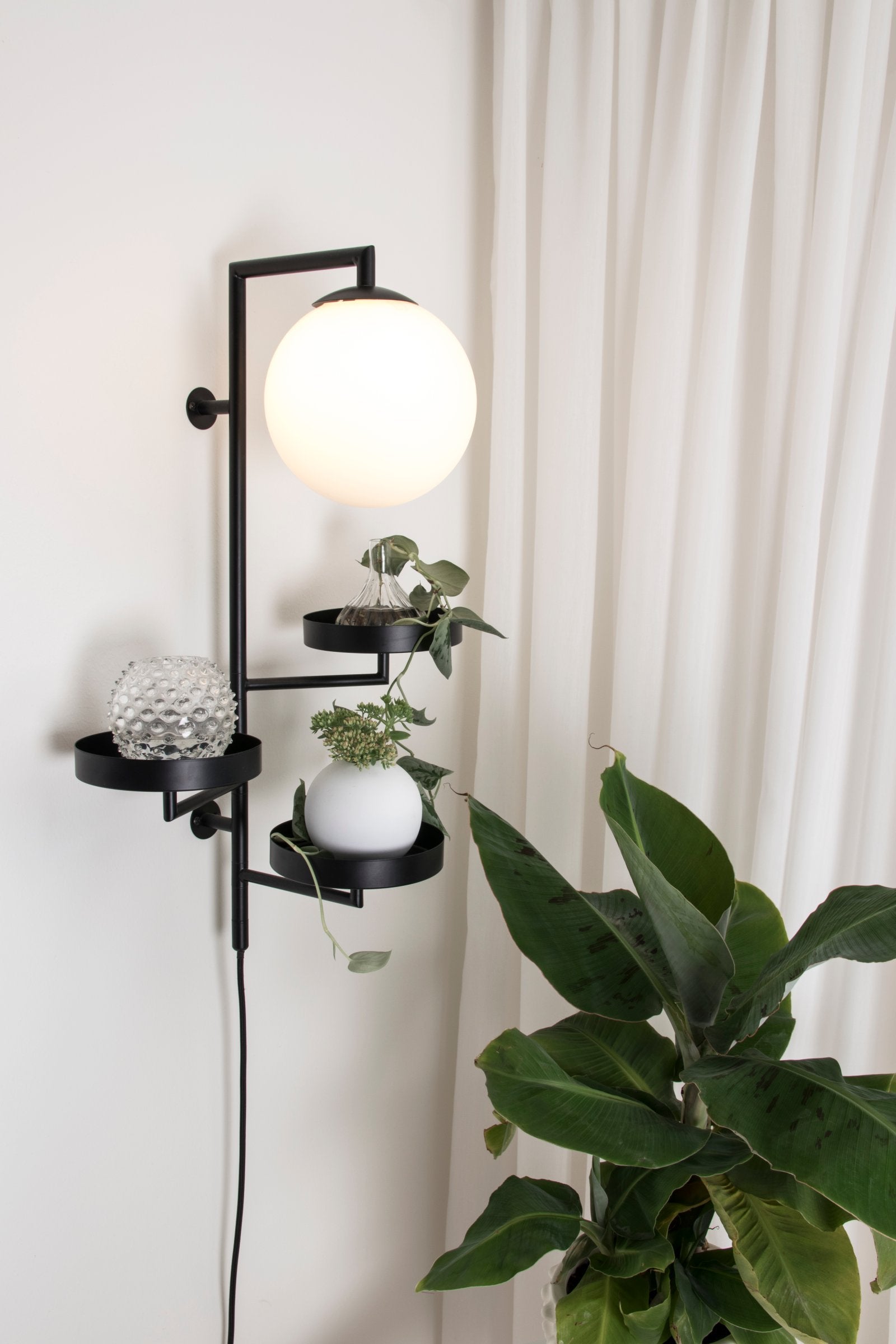 Vägglampa Astoria Svart