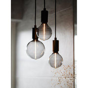 EDGE LED G125 Smoky 166x125mm E27