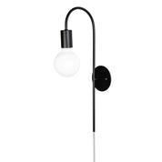 Vägglampa Grace Svart