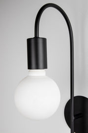 Vägglampa Grace Svart