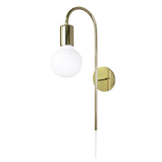 Vägglampa Grace Mässing