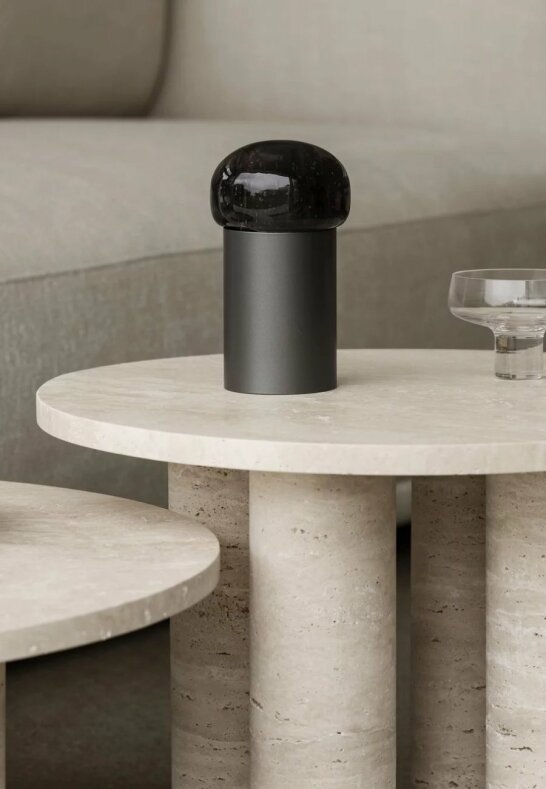 Iris LED-Lampa 18 cm Gun Metal