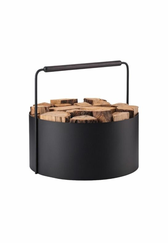 Ashi Vedkorg Large Svart